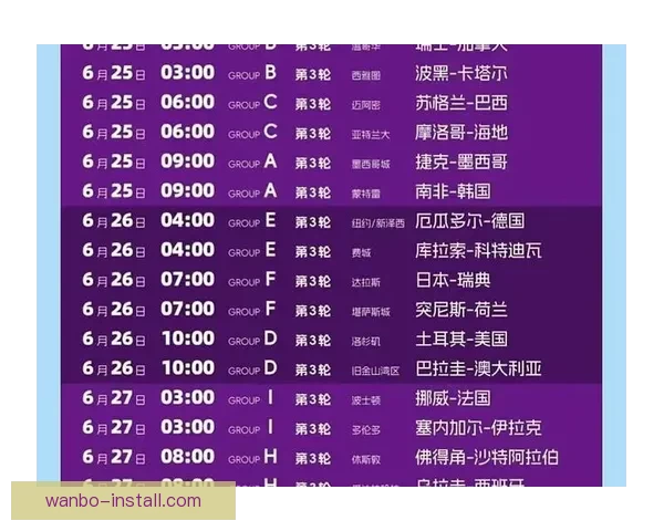 美加墨联合举办世界杯2026赛程亮点与赛事前瞻全解析